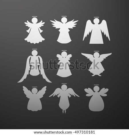 Angel Silhouette Stock Images, Royalty-Free Images & Vectors | Shutterstock