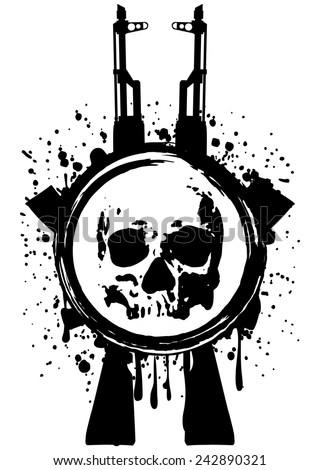 Skull Grunge Stock Images, Royalty-Free Images & Vectors | Shutterstock