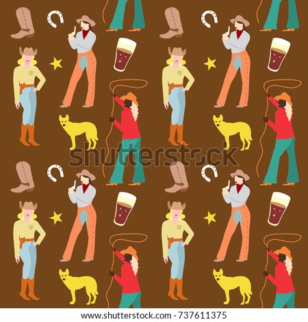 free cowgirl vector vintage Images Royalty Free Cowgirl Stock Vintage Images,