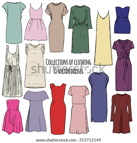 Fashion Clothes Stock Vector 73939744 - Shutterstock