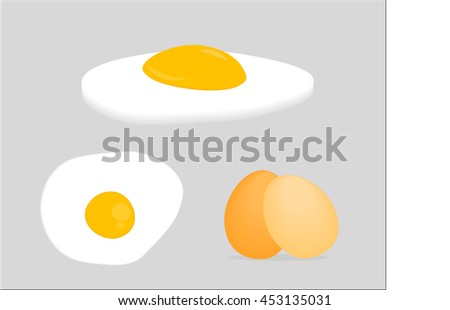 Cartoon Fried Egg Stock Images, Royalty-Free Images & Vectors