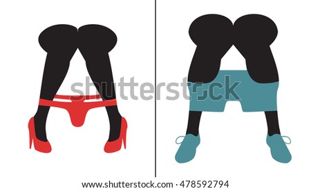 Download Vector Man Woman Icons Toilet Restroom Stock Vector 478592794 - Shutterstock