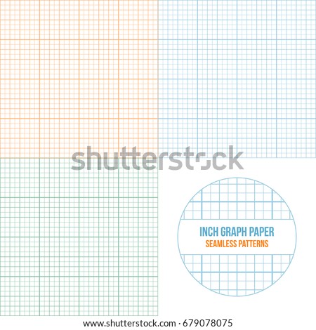 vector blue metric graph paper seamless stock vector 661940197