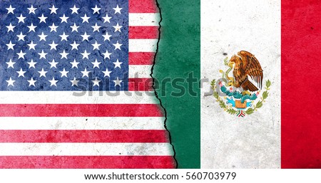 Download Mexican And American Flags Stock Images, Royalty-Free ...
