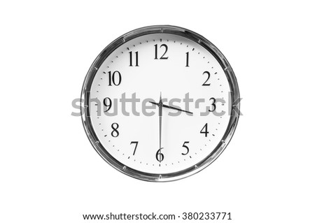 Clock Three Thirty Stock Images, Royalty-Free Images & Vectors ...