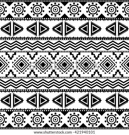 Aztec Seamless Pattern Can Be Used Stock Vector 138931790 - Shutterstock