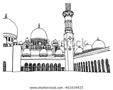 e step by to masjid how nabvi draw step Dhabi Images Stock Royalty Images, Mosque Free Abu