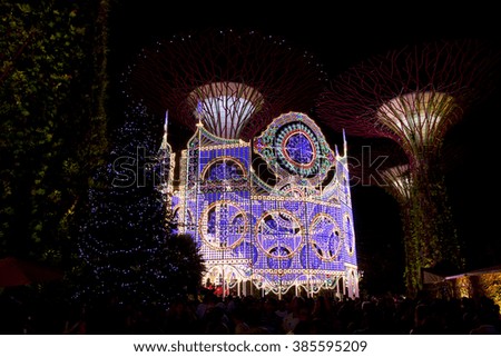 Garden By The Bay Event event january singapore stock images, royalty-free images Garden By The Bay Event event january singapore stock images, royalty-free images