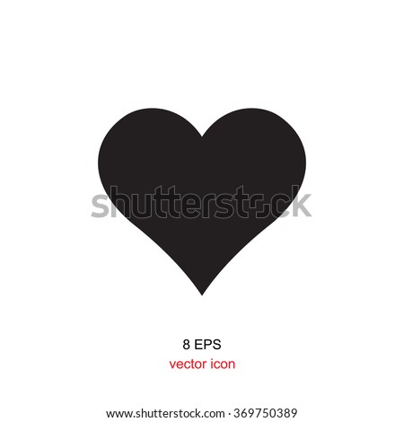 Heart Vector Icon Isolated