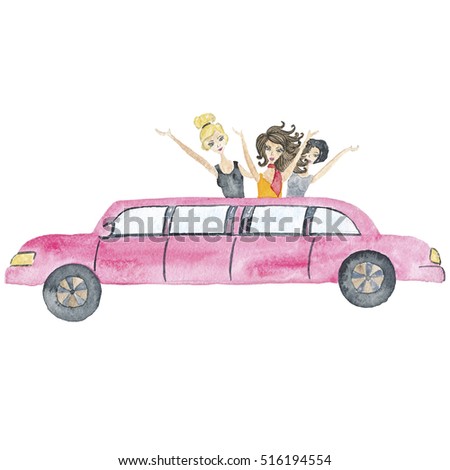 Download Las Vegas Pink Car Illustration Casino Stock Illustration ...