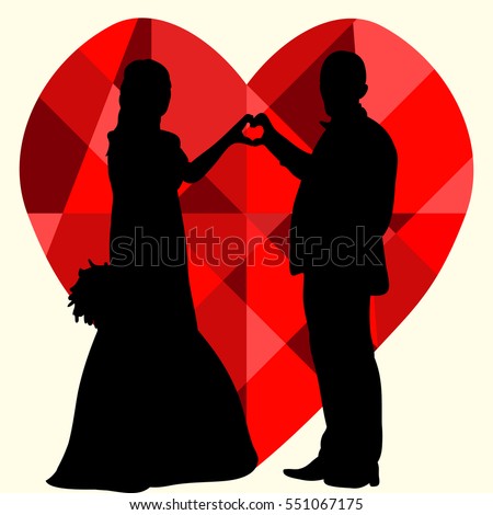 Wedding Silhouette Stock Images, Royalty-Free Images & Vectors ...