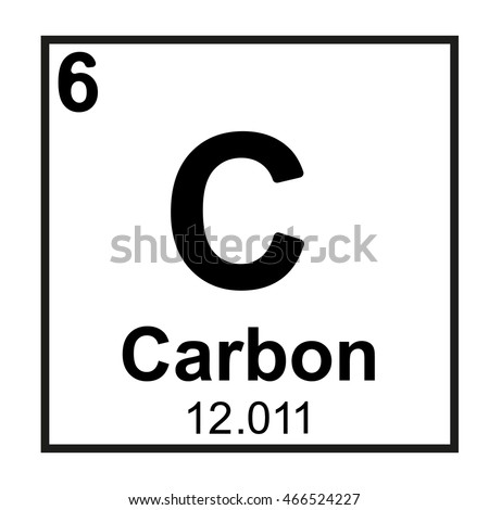 table physics vector 466524227 Element Vector Table Carbon Periodic Stock