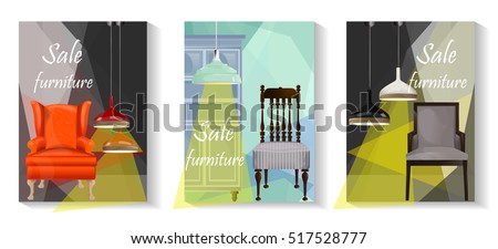 Furniture Sale Advertisement FlyersVector BannersSale Tag Banner 3 SetsElements Of Furniture Sale Advertisement FlyersVector BannersSale Tag Banner 3 SetsElements Of
