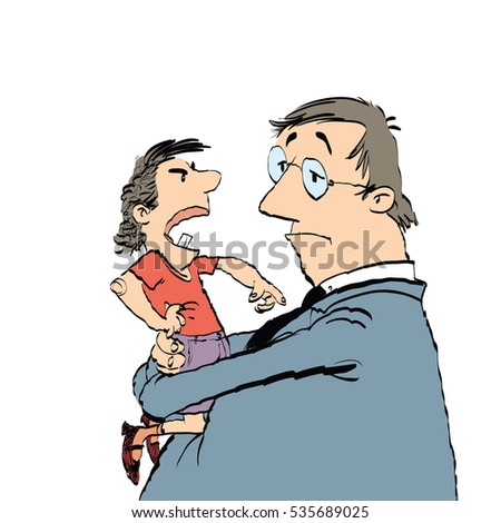 Cartoon Man Begging Mercy Isolated On Stock Vector 78181636 - Shutterstock