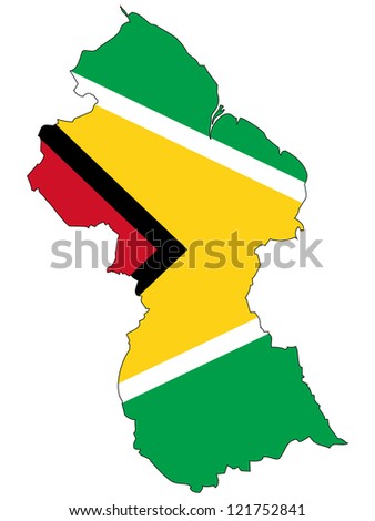 Guyana Map Stock Photos, Images, & Pictures | Shutterstock