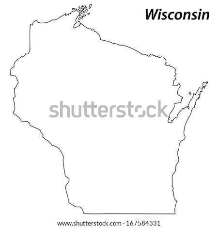 Wisconsin Outline Stock Images, Royalty-Free Images & Vectors ...