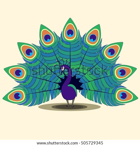 Peacock Cartoon Stock Images, Royalty-Free Images & Vectors | Shutterstock