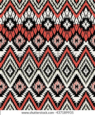 Seamless Pattern Peruvian Style Stock Vector 101753437 - Shutterstock