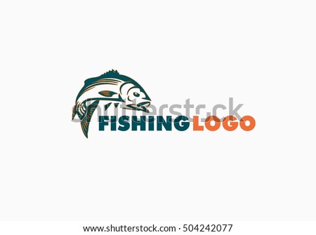  Fishing Logo Stock Vector 504242077 - Shutterstock