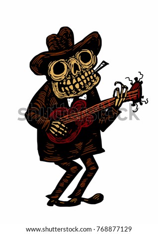 Cowboy Cartoon Mascot Aiming Guns Stock Vector 113301229 - Shutterstock