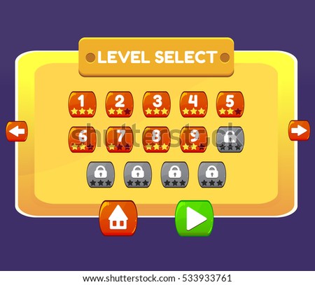 Level Selection Stock Images, Royalty-Free Images & Vectors | Shutterstock