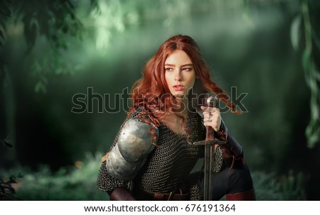 https://thumb7.shutterstock.com/display_pic_with_logo/4087738/676191364/stock-photo-beautiful-red-haired-girl-in-metal-medieval-armor-dress-with-swords-sitting-in-warlike-pose-near-676191364.jpg