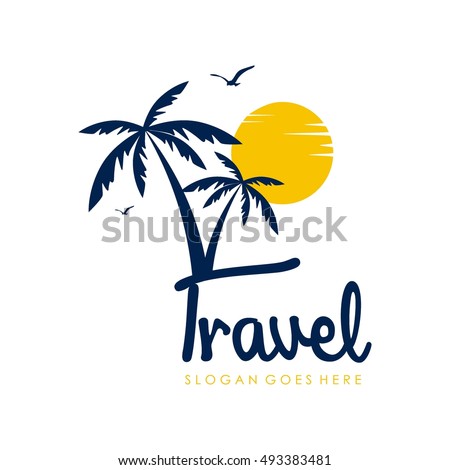 Travel Logo Hand Drawn Trip And Tour Travel Logo Hand Drawn Trip And Tour