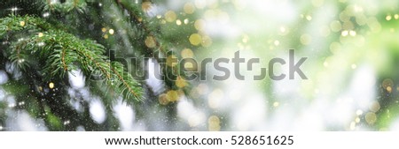 Closeup of Christmas-tree background