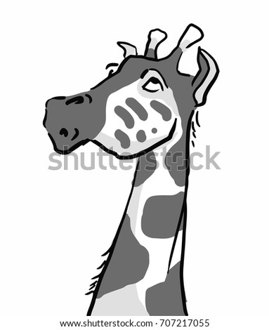 Cartoon Giraffe Face Drawings Giraffe Cartoon Baby Cute Vector Animals