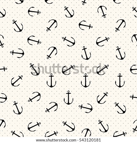 Cute kids pattern for girls and boys. Colorful anchor on the abstract grunge background create a fun cartoon drawing. The background is made in neon colors. Urban backdrop for textile and fabric.