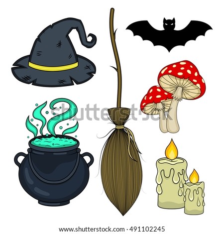 Vector Clip Art Illustrations Hats Caps Stock Vector 118986298