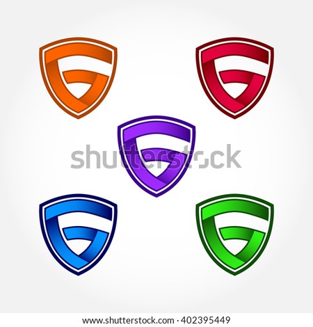 G Shield Logo Vector Illustration Stock Vector 402395443 - Shutterstock