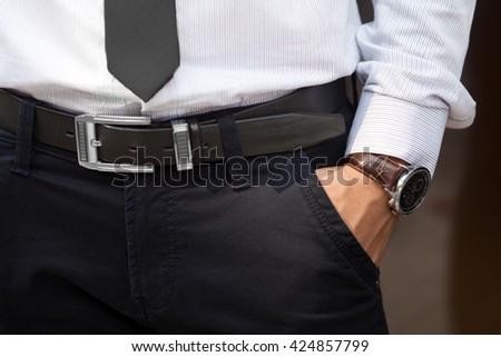 Man Belt  Stock Images Royalty Free Images Vectors 