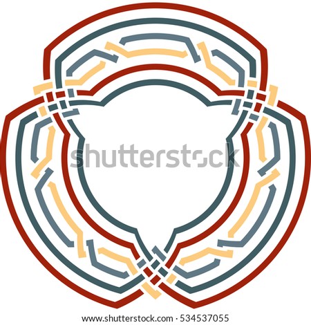 stock vector celtic pattern element of celtic or irish ornament 534537055