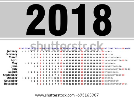 november calendar 2018 portrait