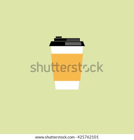 Paper Coffee Cup Vector Paper Coffee Cup Vector