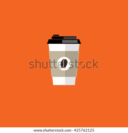 Paper Coffee Cup Vector Paper Coffee Cup Vector
