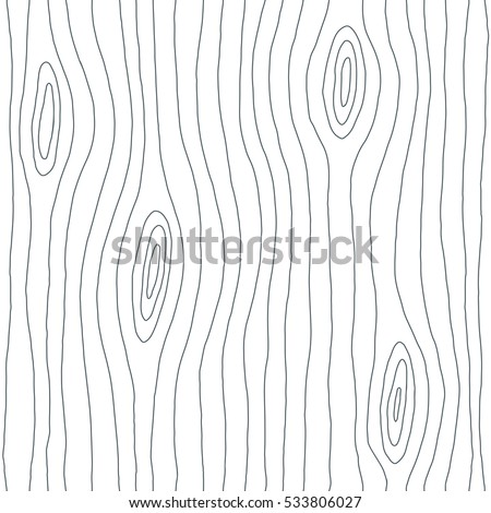 Wood Texture Hand Drawn Seamless Pattern Stock Vector 533806027 ...