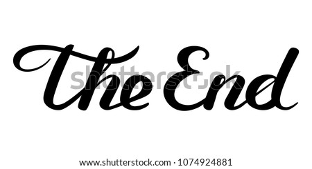 [fb] les angélus // jola&monsiame Stock-vector-the-end-handwritten-inscription-black-on-white-closing-movie-frame-hand-drawn-phrase-editable-1074924881