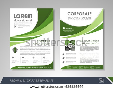 background leaflet design