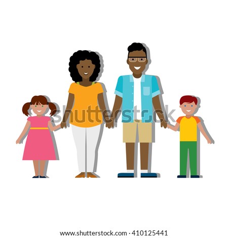 Multicultural Family Stock Vectors & Vector Clip Art | Shutterstock