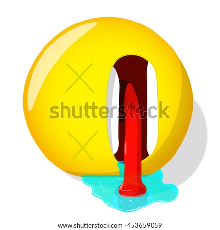 Sleeping Emoji Emotion Tiredness Emoticon Lies Stock Vector 531920074 ...