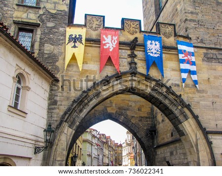 Detail Old Town Bridge Tower Medieval Stock Photo 50175406 - Shutterstock