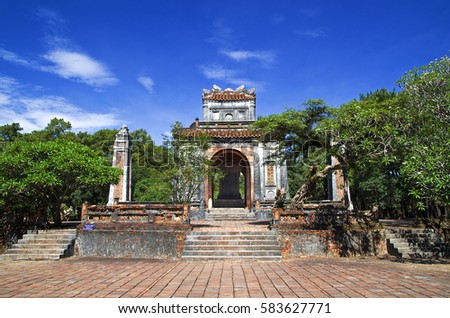 Tomb of Tu Duc in Hue, Vietnam