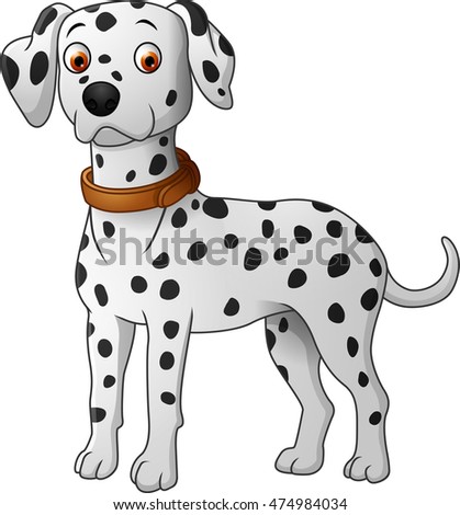 Dalmatian Cartoon Stock Illustration 474984034 - Shutterstock