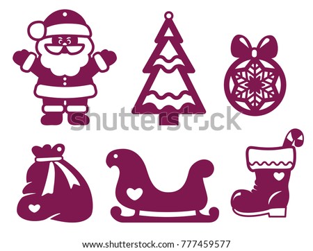 santa paper template