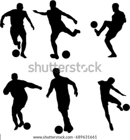 Netball Silhouettes Stock Illustration 12419509 - Shutterstock