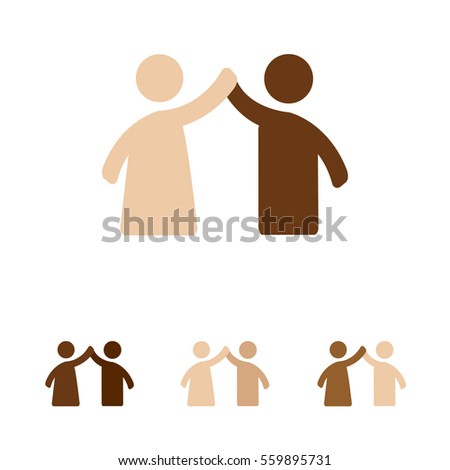 Community Concept Pictogram Showing Figures Happy Stock Vector ...