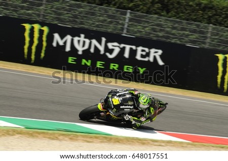 MUGELLO - ITALY, JULY 13: British Yamaha rider Cal Crutchlow at 2012 Qualify Session Grand Prix TIM of Italy MotoGP at Mugello circuit on July 13, 2012
