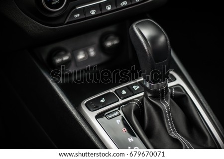 MOSCOW, RUSSIA - JUNE 25, 2017 Hyundai Creta / Hyundai ix25, interior view. Test of new Hyundai Creta / Hyundai ix25. This car is 4WD compact crossover SUV. 2.0